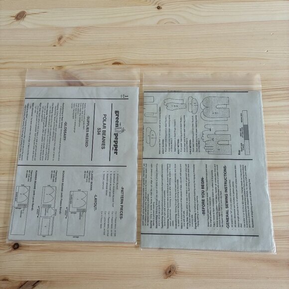 The Green Pepper: [534] Polar Beanies & [508] Polar Paws Sewing Patterns Bundle - Picture 2 of 4